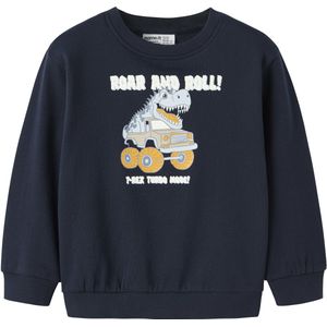 Sweatshirt - Regular Fit - Geborstelde Sweatstof - Lange Mouwen