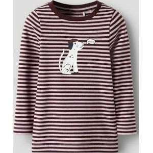 Top - Gestreept - Lange Mouwen - Ribgebreid - Slim Fit