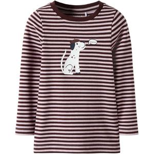 Top - Gestreept - Lange Mouwen - Ribgebreid - Slim Fit