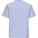 Onlskano - Top - Korte Mouwen - Geborduurd Detail - Regular Fit