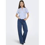 Onlskano - Top - Korte Mouwen - Geborduurd Detail - Regular Fit