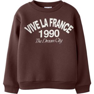 Sweatshirt - Regular Fit - Geborstelde Sweatstof - Lange Mouwen