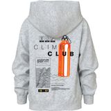 NAME IT - NKMKIKOLAI LS NREG HOOD SWE - Jongens - Sweater - Bruin - Regular Fit