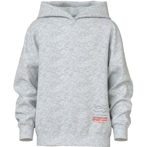 NAME IT - NKMKIKOLAI LS NREG HOOD SWE - Jongens - Sweater - Bruin - Regular Fit