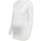 ONLY - Zwangerschapstop - T-shirt - Met Diepe Ronde Hals - Lange Mouwen