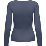 ONLY - Zwangerschapstop - T-shirt - Diepe Ronde Hals - Lange Mouwen