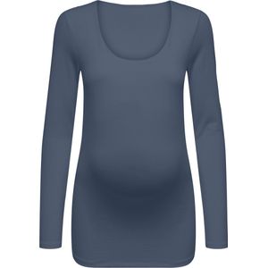 ONLY - Zwangerschapstop - T-shirt - Diepe Ronde Hals - Lange Mouwen