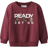 NAME IT MINI - Sweater - Donkerrood