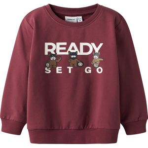 NAME IT MINI - Sweater - Donkerrood