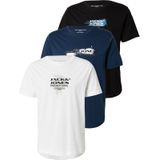 Jack & Jones - JCOCONDOR TEE SS CREW NECK - T-shirt - Bright White - Set van 3