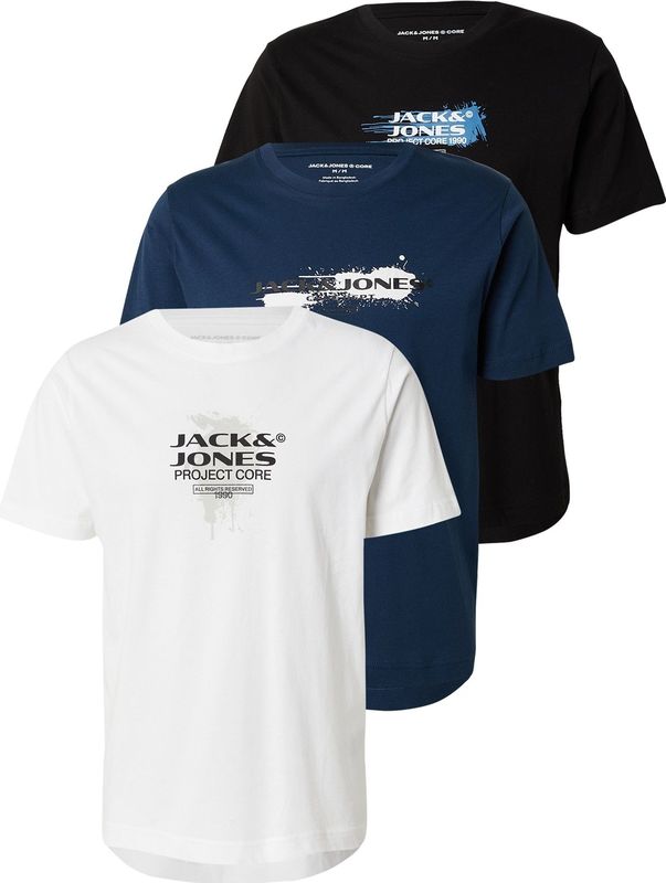 Jack & Jones - JCOCONDOR TEE SS CREW NECK - T-shirt - Bright White - Set van 3
