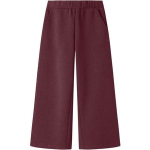 Broek - Zware Jersey - Wijde Pijpen - Verstelbare Taille - Glitter Detail