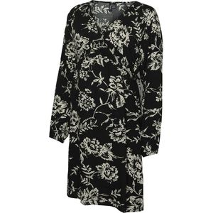VM Meva - Jurk - Bloemenprint - Viscose - Lange Mouw - Knielengte