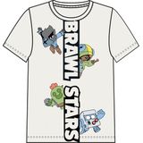 Brawl Stars - T-shirt - Korte Mouwen - Ronde Hals - Rubberen Print