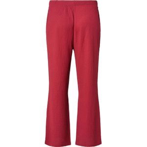 PIECES - Curve - Wide Leg Broek - Rood - Regular Waist