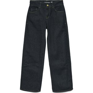 Jeans - Mid Rise Wide Leg Fit - Straight-fit