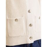 JDY - JDYSTELLA - Gebreid Vest - Lichtgrijs