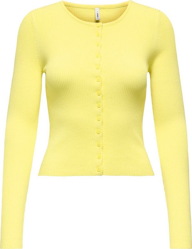 Onlmeddi - Vest - O-hals - Lange Mouwen - Slim Fit