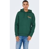 Only & Sons - ONSCERES KENNY - Sweatshirt - Smaragd - Met Capuchon