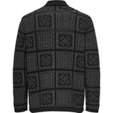 Onsbark - Gebreid Vest - Relaxed Fit - Lange Mouwen - Split Hals