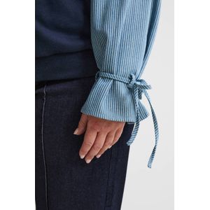 ONLY CARMAKOMA - High Waist Wide Leg Jeans - Donkerblauw - Stretchdenim