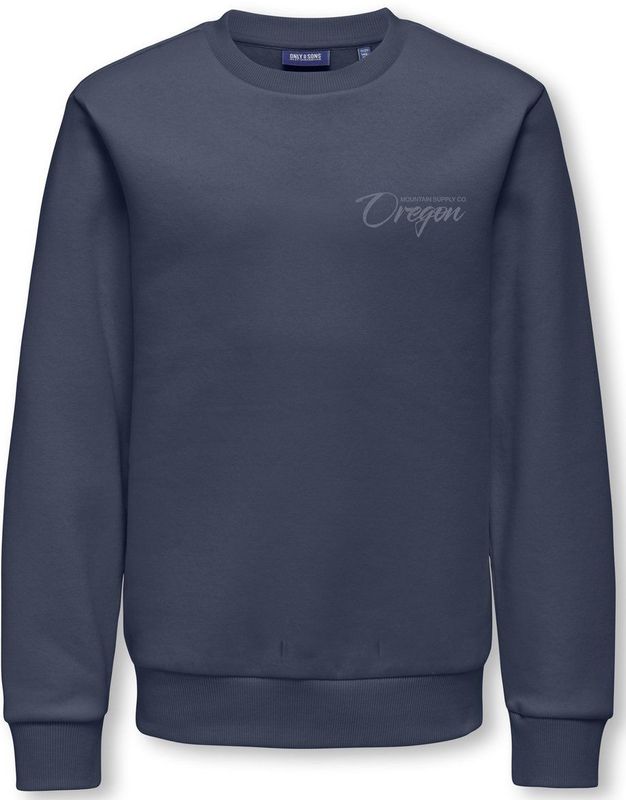 ONLY & SONS JUNIOR - Sweatshirt - Zacht - Lange Mouwen - Ronde Hals