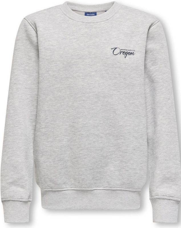 ONLY & SONS JUNIOR - Sweatshirt - Zacht - Lange Mouwen - Ronde Hals