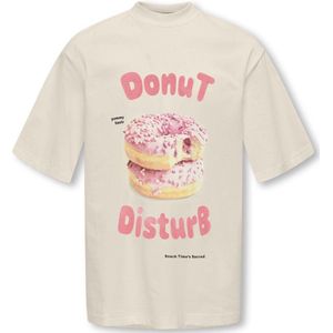 KIDS ONLY GIRL - T-shirt - Katoen - Relaxte Pasvorm - Korte Mouwen