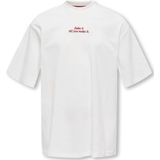 KIDS ONLY GIRL - T-shirt - Katoen - Losse Pasvorm - Korte Mouwen