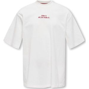 KIDS ONLY GIRL - T-shirt - Katoen - Losse Pasvorm - Korte Mouwen