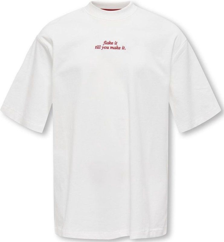 KIDS ONLY GIRL - T-shirt - Katoen - Losse Pasvorm - Korte Mouwen