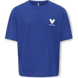 KIDS ONLY GIRL - T-shirt - Blauw - Katoen