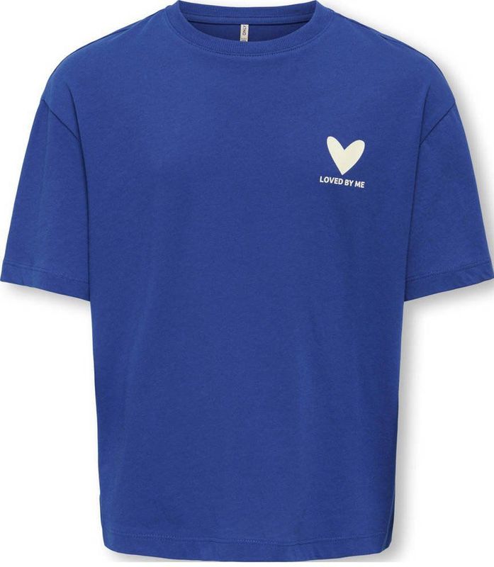 KIDS ONLY GIRL - T-shirt - Blauw - Katoen
