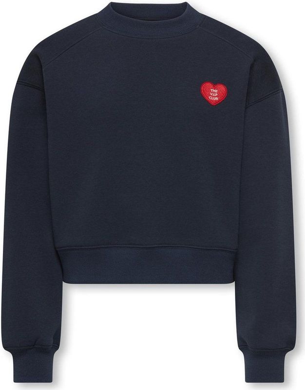 ONLY - KOGEVISA O-NECK SHORT SWT - Meisjes Trui - Night Sky