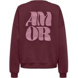 JDY pullover donkerrood