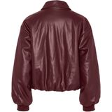 Pclara - Gecoat Bomberjack - Korte Mouwen - Waterbestendig - Polyester Voering