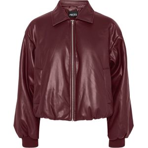 Pclara - Gecoat Bomberjack - Korte Mouwen - Waterbestendig - Polyester Voering