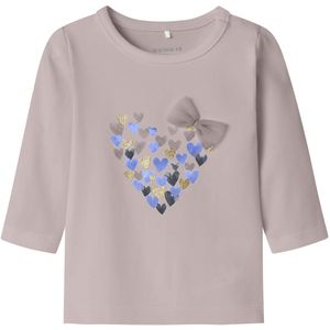 NAME IT - NBFNIVA - Shirt - Blauw - Lange Mouw - Motiefprint