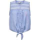 Jacqueline de Yong - Top - Blue Denim - 100% Katoen