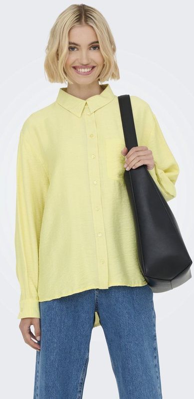 ONLY Blouse 'ONLLino'  lichtgeel