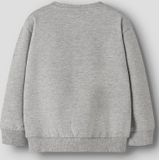 NAME IT - NMMROVAL - Sweatshirt - Goudgeel - Grijs Gemêleerd - Zwart - Wit