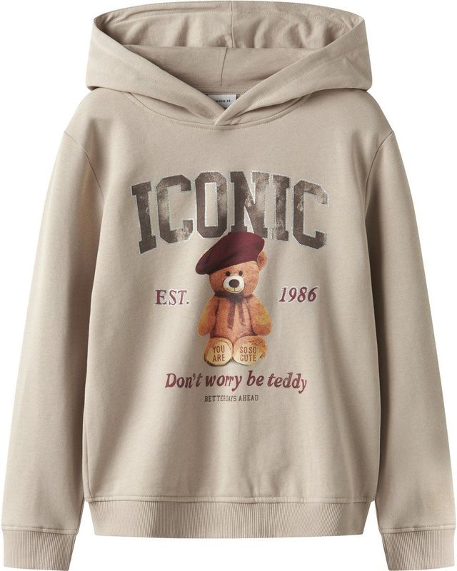 Hoodie - Regular Fit - Sweatshirt - Met Fotoprint - Lange Mouwen - Glitter Detail