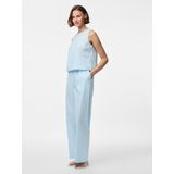 PIECES - PCLiliane - Broek - Duifblauw - Loosefit - Lang/maxi
