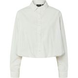 Pieces - Pcrosalie Ls Shirt Wvn Bc 17161683 - Blouse - Cloud Dancer