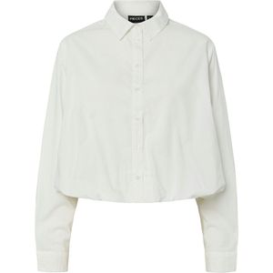 Pieces - Pcrosalie Ls Shirt Wvn Bc 17161683 - Blouse - Cloud Dancer