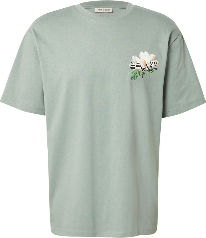 ONLY & SONS - ONSFRANK - T-shirt - Groen - Relaxed Fit