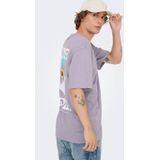 Onsfrank - T-shirts - Katoen - Korte Mouwen - Relaxed Fit - Bedrukt Detail