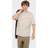 Onsfrank - T-shirts - Katoen - Bedrukt Detail - Relaxed Fit