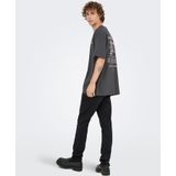 Onsnathan - T-shirts - Katoen - Korte Mouwen - Relaxed Fit - Bedrukt Detail