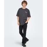 Onsnathan - T-shirts - Katoen - Korte Mouwen - Relaxed Fit - Bedrukt Detail